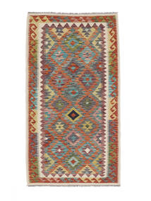 104X194 Alfombra Kilim Afghan Old Style Oriental Marrón/Beige (Lana, Afganistán) Carpetvista