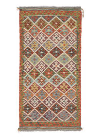  101X204 Klein Kelim Afghan Old Stil Teppich Wolle, Carpetvista