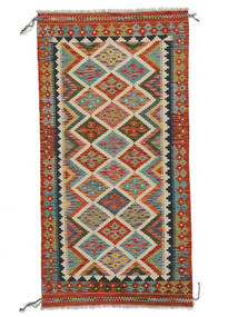  104X201 Small Kilim Afghan Old Style Rug Wool, Carpetvista