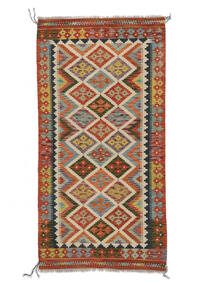 104X205 Dywan Orientalny Kilim Afgan Old Style Ciemnoczerwony/Brunatny (Wełna, Afganistan) Carpetvista
