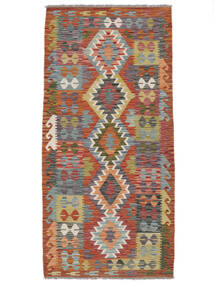  97X203 Klein Kelim Afghan Old Stil Teppich Wolle, Carpetvista