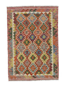 Kilim Afghan Old Style Rug 107X155 Dark Red/Brown Wool, Afghanistan Carpetvista