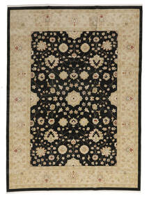  Farahan Ziegler Rug 300X392 Black/Orange Carpetvista