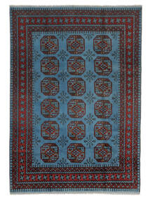  199X284 Medallion Afghan Fine Rug Wool, Carpetvista