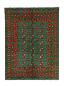  Afghan Fine Teppe 144X192 Svart/Mørk Rød Carpetvista