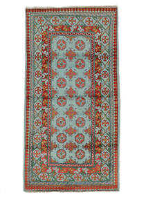  81X164 Medallion Small Afghan Fine Rug Wool, Carpetvista