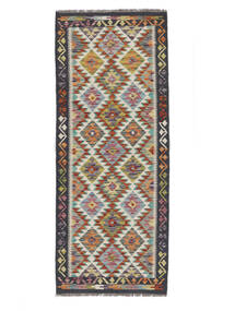  Kelim Afghan Old Style Matot 79X202 Ruskea/Musta Carpetvista