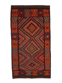  Afghan Vintage Kilim Rug 169X317 Vintage Wool Dark Red/Black Carpetvista