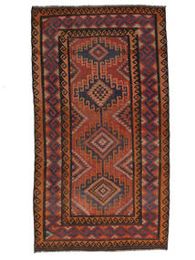 200X345 Afghan Vintage Kelim Matot Matto Itämainen Käytävämatto Tummanpunainen/Musta (Villa, Afganistan) Carpetvista