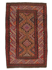 178X273 Afghan Vintage Kelim Matot Matto Itämainen Tummanpunainen/Musta (Villa, Afganistan) Carpetvista