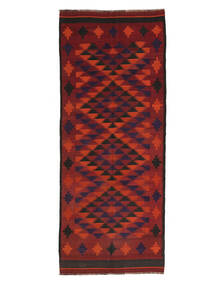  Afghan Vintage Kilim Rug 127X315 Vintage Wool Dark Red/Black Small Carpetvista