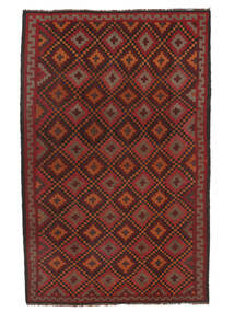 173X270 Afghan Vintage Kelim Matot Matto Itämainen Musta/Tummanpunainen (Villa, Afganistan) Carpetvista