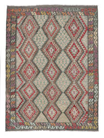 絨毯 キリム アフガン オールド スタイル 219X290 茶色/ダークイエロー (ウール, アフガニスタン)