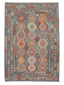  208X301 Kelim Afghan Old Style Teppe Ull, Carpetvista