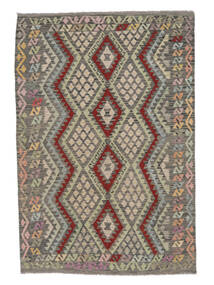 Tapis D'orient Kilim Afghan Old Style 183X265 Marron/Jaune Foncé (Laine, Afghanistan)