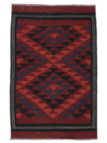  Oriental Afghan Vintage Kilim Rug 120X173 Black/Dark Red Wool, Afghanistan Carpetvista