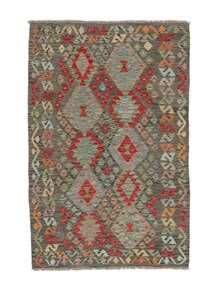  123X187 Small Kilim Afghan Old Style Rug Wool, Carpetvista