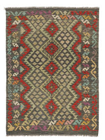 Tapete Kilim Afegão Old Style 129X172 Castanho/Amarelo Escuro (Lã, Afeganistão)