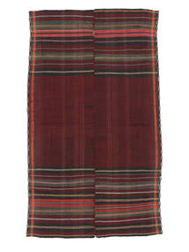 157X265 Afghan Vintage Kilim Rug Oriental Black/Dark Red (Wool, Afghanistan) Carpetvista