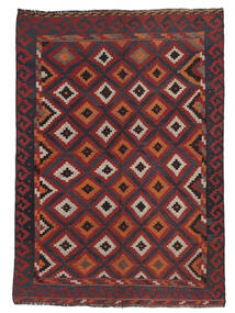  Afghan Vintage Kilim Tappeto 162X228 Vintage Di Lana Rosso Scuro/Nero Carpetvista