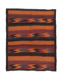 180X220 Afghan Vintage Kilim Rug Oriental Dark Red/Black (Wool, Afghanistan) Carpetvista