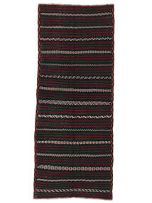  Afghan Vintage Kilim Rug 119X290 Vintage Wool Black Small Carpetvista
