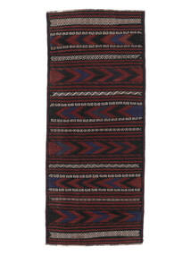  Afegão Vintage Kilim Tapete 108X257 Vintage Lã Preto Pequeno Carpetvista