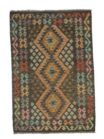 107X159 Kilim Afghan Old Style Rug Oriental Brown/Black (Wool, Afghanistan) Carpetvista