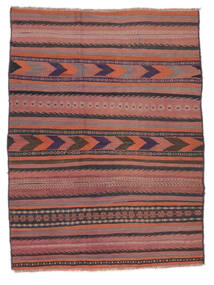  Itämainen Afghan Vintage Kelim Matot Matto 107X144 Tummanpunainen/Musta Villa, Afganistan Carpetvista