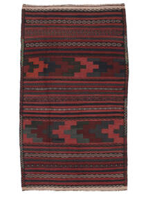  Orientalisk Afghan Vintage Kelim Matta 96X170 Svart/Mörkröd Ull, Afghanistan Carpetvista