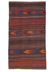  Oosters Afghan Vintage Kelim Vloerkleed 115X206 Zwart/Donkerrood Wol, Afghanistan Carpetvista