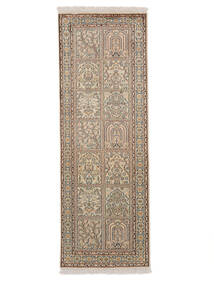  63X179 Medallion Piccolo Kashmir Puri Di Seta Tappeto Seta, Carpetvista