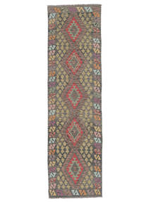 83X300 Tapete Oriental Kilim Afegão Old Style Passadeira Castanho (Lã, Afeganistão) Carpetvista