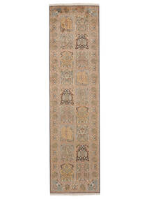 廊下 絨毯 80X305 オリエンタル カシミール ピュア シルク