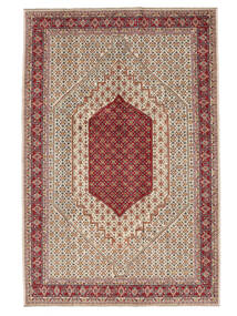 202X304 Kazak Fine Teppich Orientalischer Braun/Dunkelrot (Wolle, Afghanistan) Carpetvista