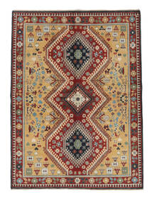  Orientalisk Kazak Fine Matta 152X206 Mörkröd/Brun Ull, Afghanistan Carpetvista