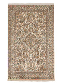 絨毯 オリエンタル カシミール ピュア シルク 90X147 茶色/オレンジ (絹, インド)