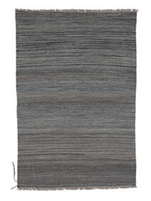 102X154 Kilim Modern Rug Modern Dark Grey/Black (Wool, Afghanistan) Carpetvista