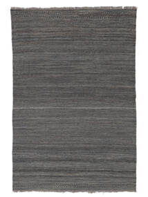 102X153 Tapete Kilim Moderno Moderno Preto/Cinza Escuro (Lã, Afeganistão) Carpetvista