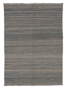  146X204 Kelim Modern Teppich Dunkelgelb/Braun Afghanistan Carpetvista