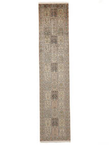  Orientalischer Kaschmir Reine Seide Teppich 81X367 Läufer Seide, Indien Carpetvista