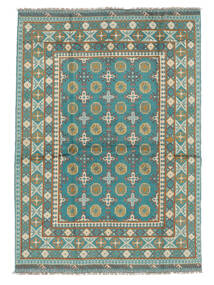 171X239 絨毯 オリエンタル アフガン Fine ダークグリーン/グリーン (ウール, アフガニスタン) Carpetvista