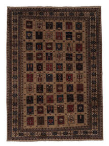 Baluch Rug Rug 200X277 Black/Brown Wool, Afghanistan Carpetvista