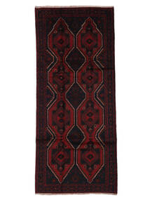  Baluch Rug 130X302 Wool Black/Dark Red Small Carpetvista