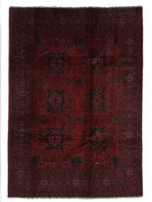  Oriental Baluch Rug 202X286 Black Wool, Afghanistan Carpetvista