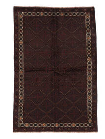 148X224 絨毯 オリエンタル バルーチ ブラック/茶色 (ウール, アフガニスタン) Carpetvista
