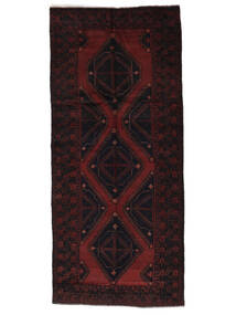 絨毯 バルーチ 166X374 廊下 カーペット ブラック (ウール, アフガニスタン)