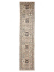 廊下 絨毯 81X365 カシミール ピュア シルク