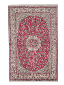  Kashmir Pure Silk Rug 184X281 Silk Dark Red/Red Carpetvista