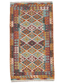 101X186 Small Kilim Afghan Old Style Rug Wool, Carpetvista